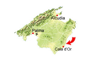 Porto Colom kaart